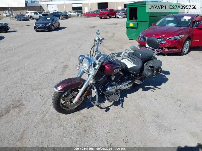 2007 Yamaha Xvs1100 VIN: JYAVP11E27A095758 Lot: 40441306