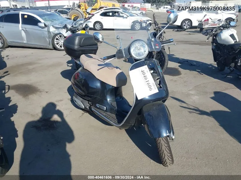 2007 Vespa Granturismo 200 VIN: ZAPM319K975008435 Lot: 40461606