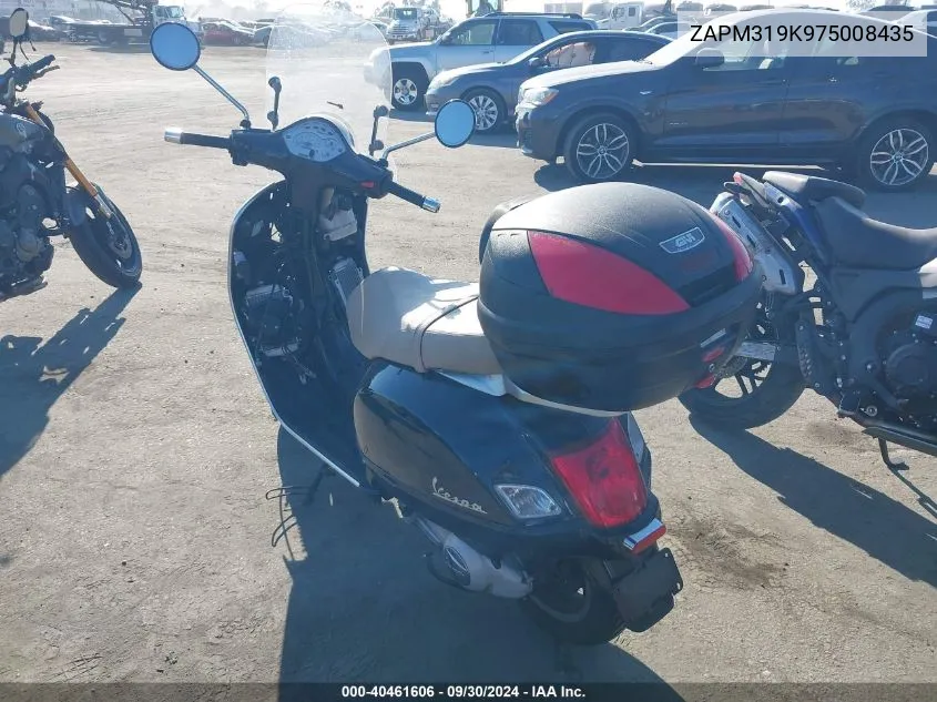 2007 Vespa Granturismo 200 VIN: ZAPM319K975008435 Lot: 40461606