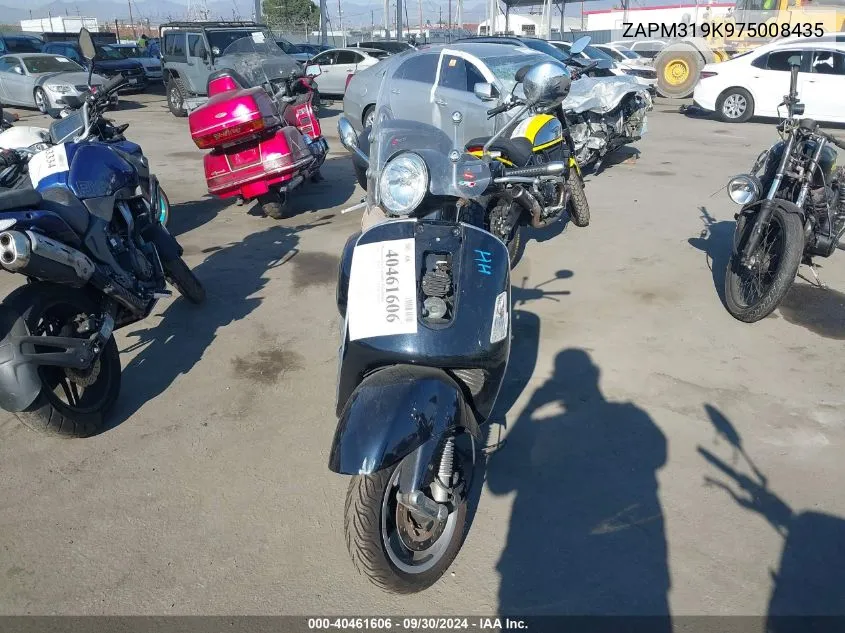 2007 Vespa Granturismo 200 VIN: ZAPM319K975008435 Lot: 40461606