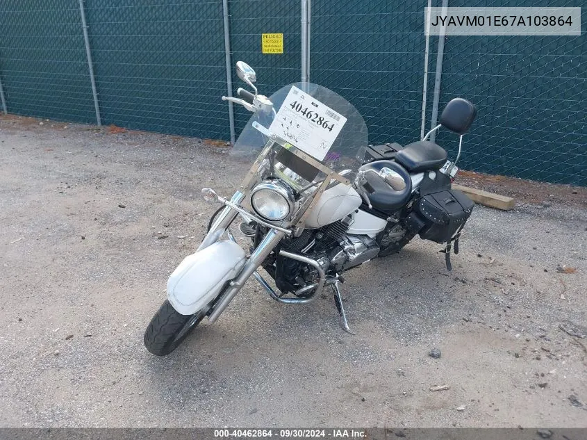 2007 Yamaha Xvs650 VIN: JYAVM01E67A103864 Lot: 40462864