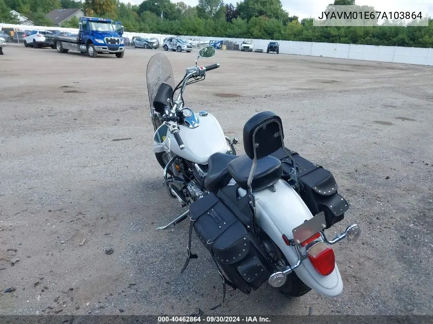 2007 Yamaha Xvs650 VIN: JYAVM01E67A103864 Lot: 40462864