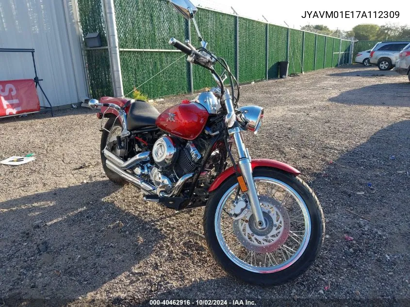 JYAVM01E17A112309 2007 Yamaha Xvs650