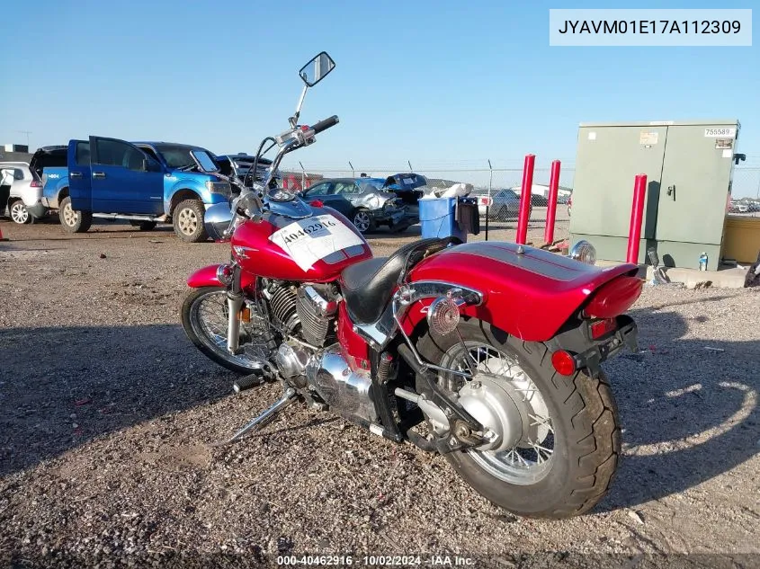 JYAVM01E17A112309 2007 Yamaha Xvs650