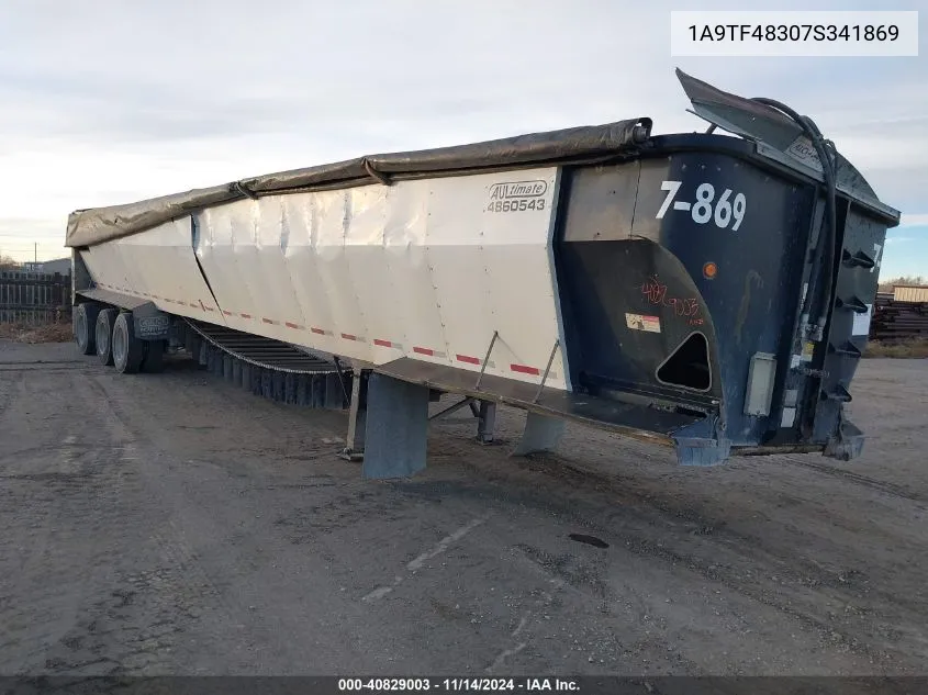 2007 Aulick Semi-Trailer Dolly VIN: 1A9TF48307S341869 Lot: 40829003