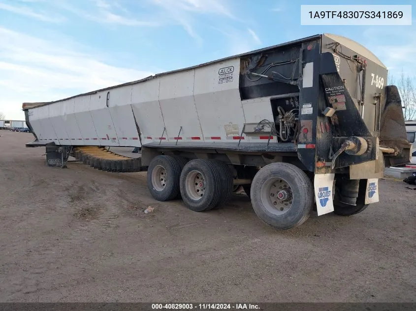 2007 Aulick Semi-Trailer Dolly VIN: 1A9TF48307S341869 Lot: 40829003