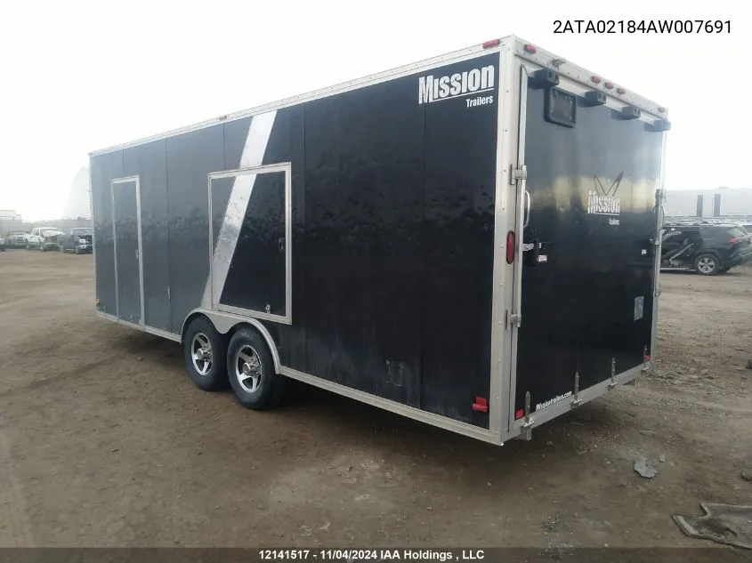 2008 Alcom Llc Utility Trailer Trailer VIN: 2ATA02184AW007691 Lot: 12141517