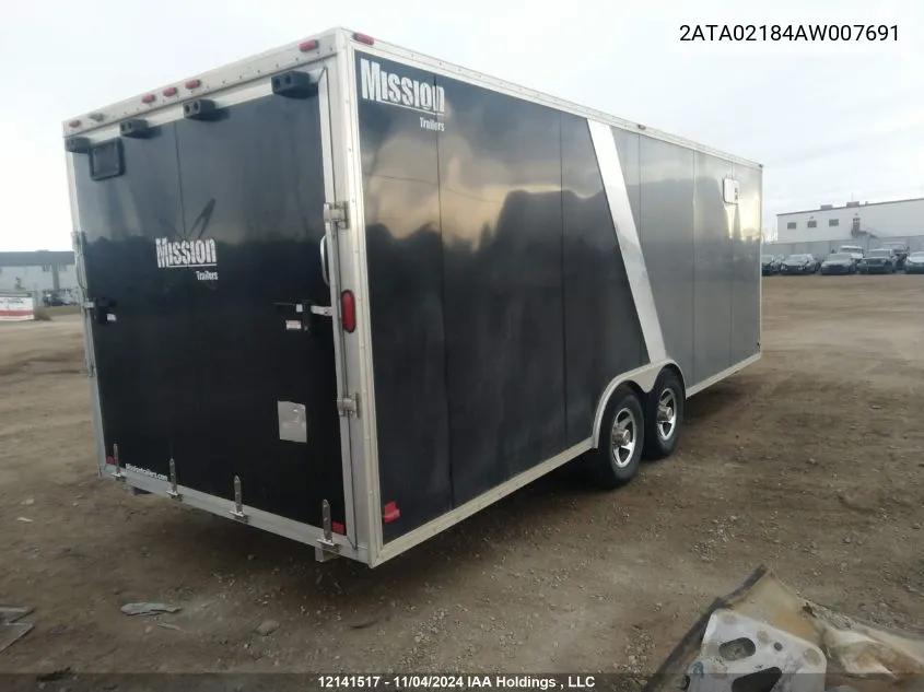 2008 Alcom Llc Utility Trailer Trailer VIN: 2ATA02184AW007691 Lot: 12141517