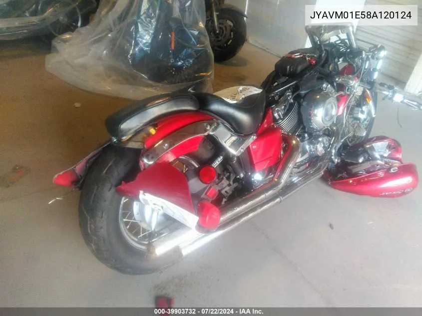 JYAVM01E58A120124 2008 Yamaha Xvs650 A/At