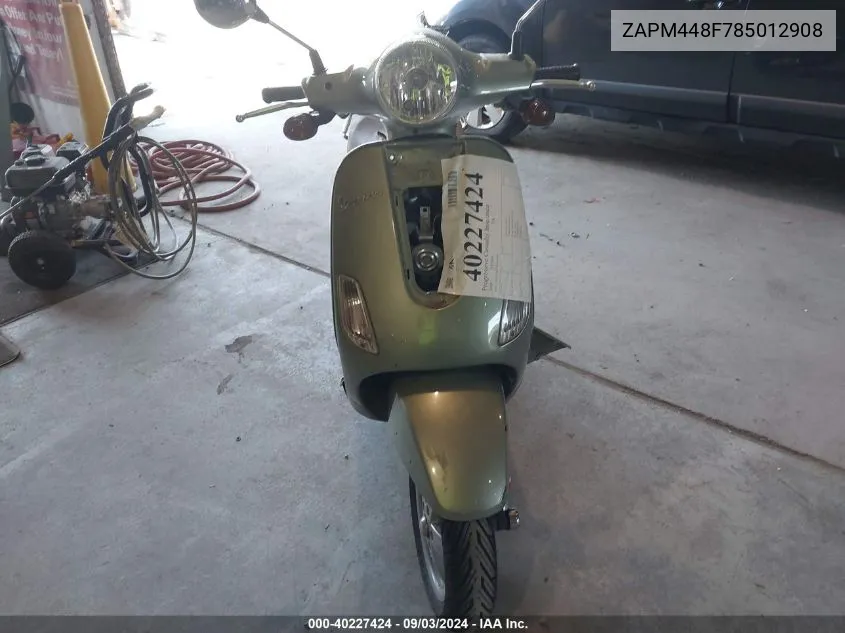 ZAPM448F785012908 2008 Vespa Lx 150