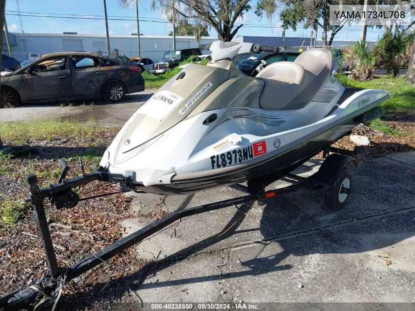 YAMA1734L708 2008 Yamaha Vx