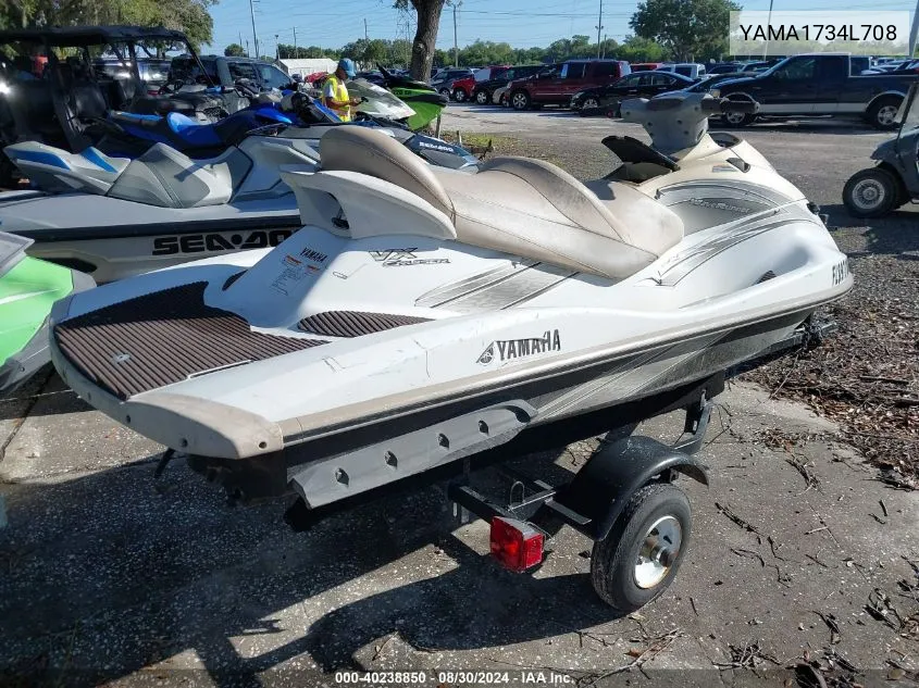 YAMA1734L708 2008 Yamaha Vx