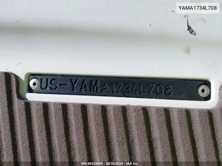 YAMA1734L708 2008 Yamaha Vx