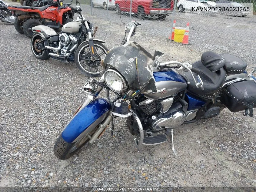 2008 Kawasaki Vn900 D VIN: JKAVN2D198A023265 Lot: 40302559