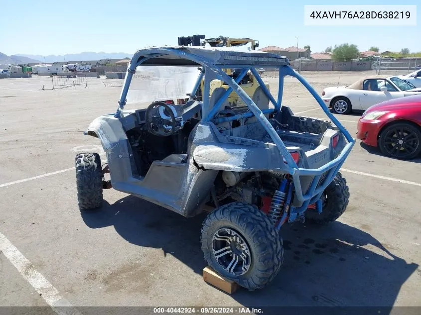 2008 Polaris Ranger Rzr VIN: 4XAVH76A28D638219 Lot: 40442924