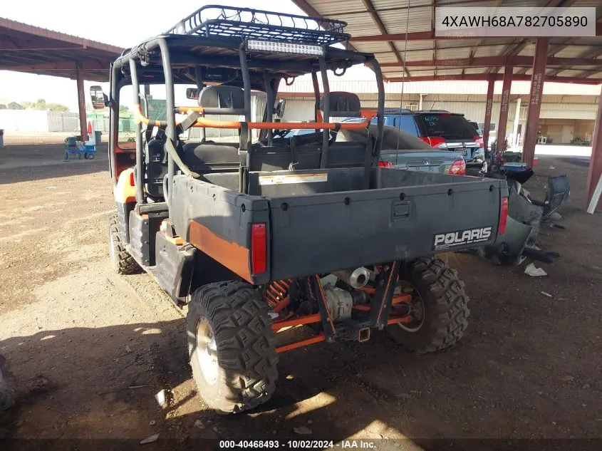 2008 Polaris Ranger Crew VIN: 4XAWH68A782705890 Lot: 40468493