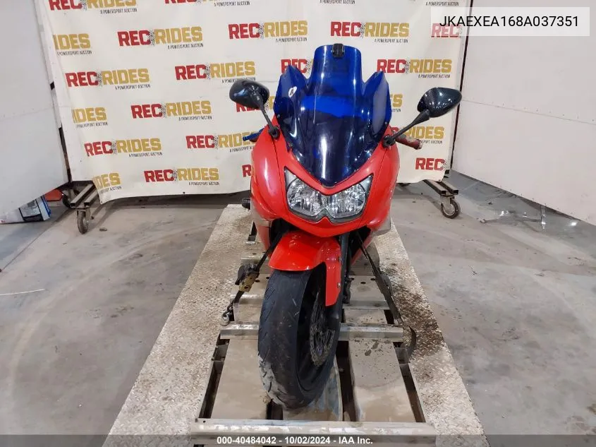 JKAEXEA168A037351 2008 Kawasaki Ex650 A