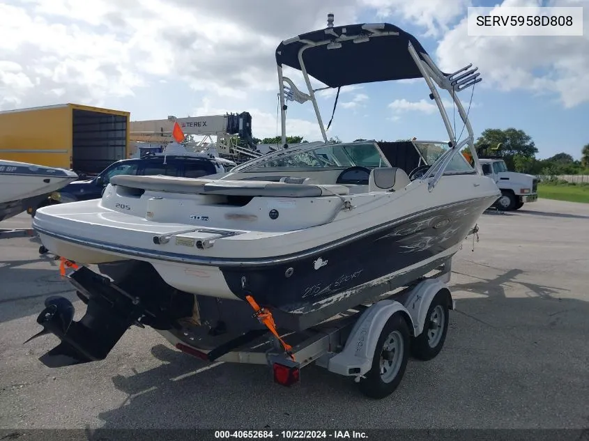 2008 Sea Ray 205 Sport VIN: SERV5958D808 Lot: 40652684