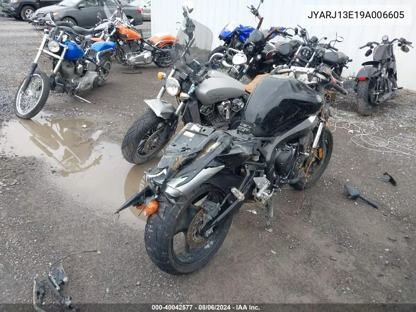 2009 Yamaha Fz6 Shg VIN: JYARJ13E19A006605 Lot: 40042577