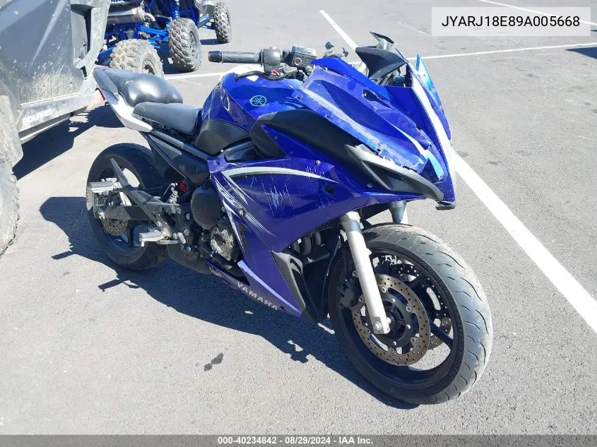 JYARJ18E89A005668 2009 Yamaha Fz6 R