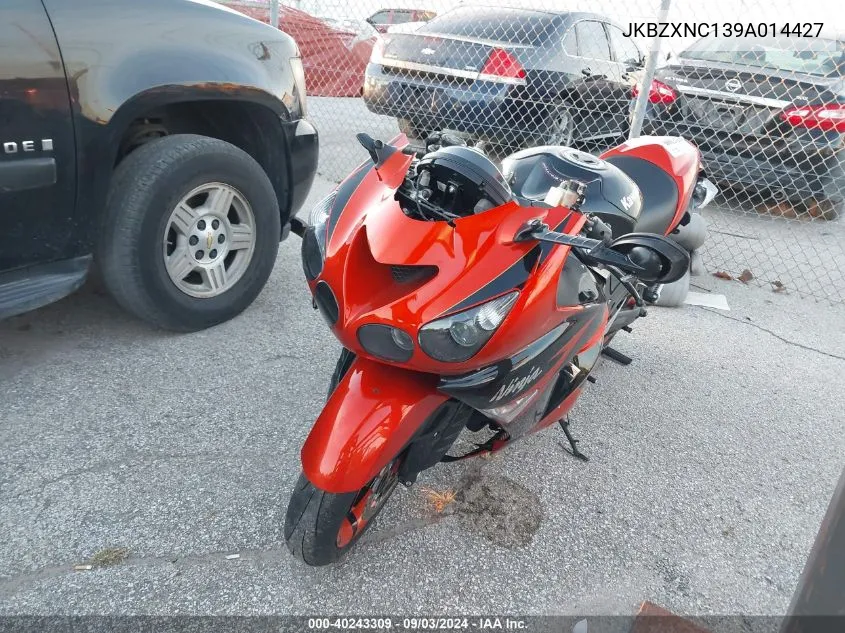 2009 Kawasaki Zx1400 C VIN: JKBZXNC139A014427 Lot: 40243309