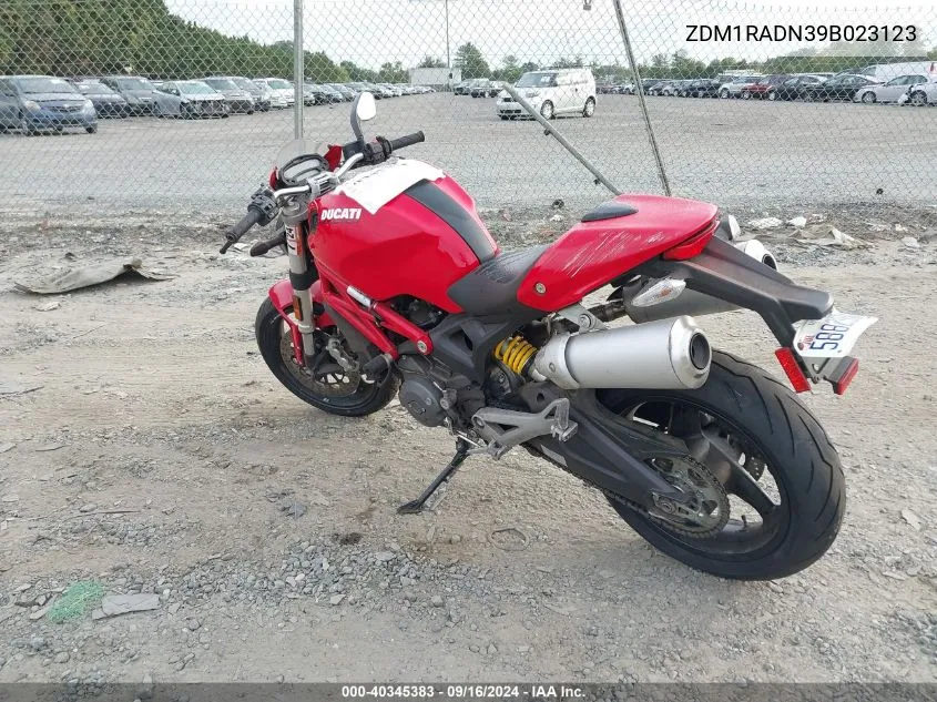 ZDM1RADN39B023123 2009 Ducati Monster 696