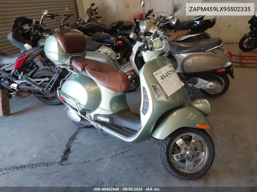 ZAPM459LX95502335 2009 Vespa Gts 250