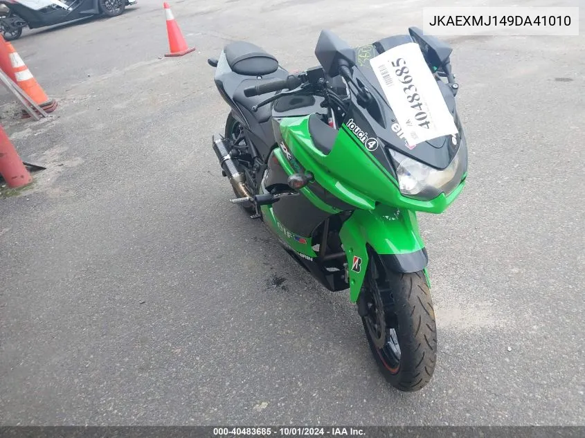 2009 Kawasaki Ex250 J VIN: JKAEXMJ149DA41010 Lot: 40483685