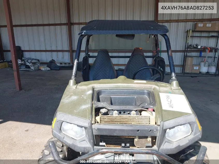 2010 Polaris Ranger Rzr VIN: 4XAVH76A8AD827253 Lot: 40342380