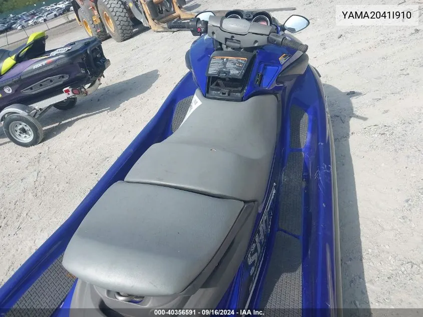 2010 Yamaha Yamaha Sho VIN: YAMA2041I910 Lot: 40356591