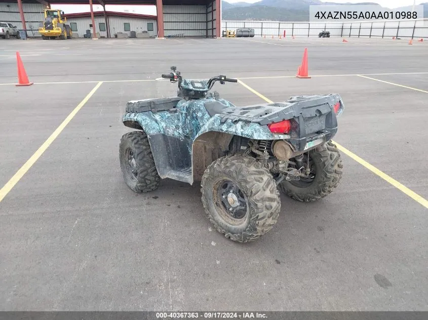 4XAZN55A0AA010988 2010 Polaris Sportsman 550 Efi Xp