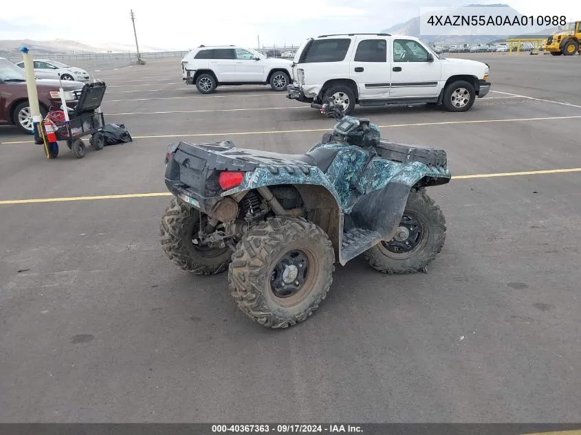 4XAZN55A0AA010988 2010 Polaris Sportsman 550 Efi Xp