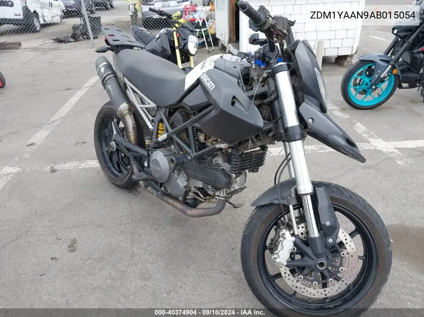 2010 Ducati Hypermotard 796 VIN: ZDM1YAAN9AB015054 Lot: 40374904