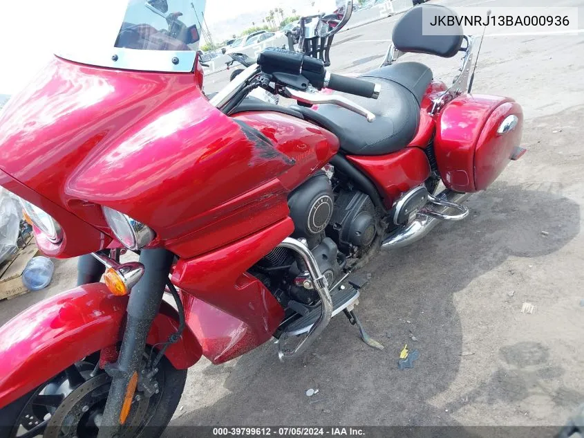 2011 Kawasaki Vn1700 J VIN: JKBVNRJ13BA000936 Lot: 39799612