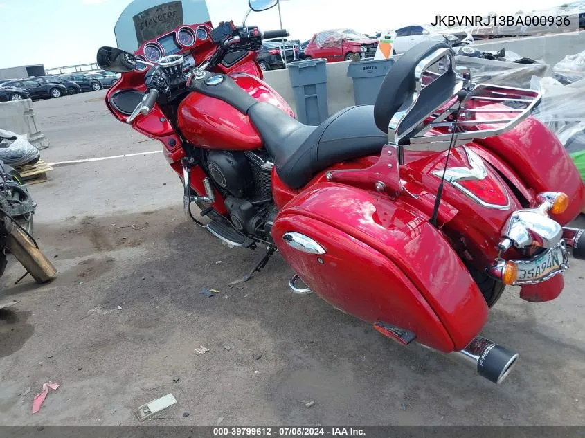 2011 Kawasaki Vn1700 J VIN: JKBVNRJ13BA000936 Lot: 39799612