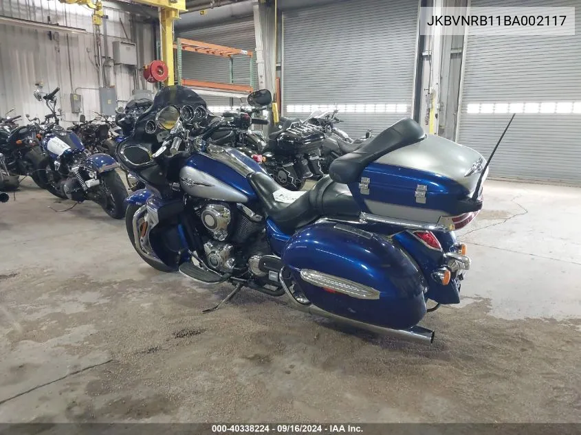 2011 Kawasaki Vn1700 B VIN: JKBVNRB11BA002117 Lot: 40338224