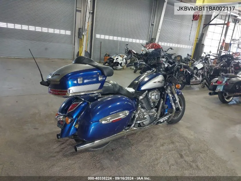 2011 Kawasaki Vn1700 B VIN: JKBVNRB11BA002117 Lot: 40338224