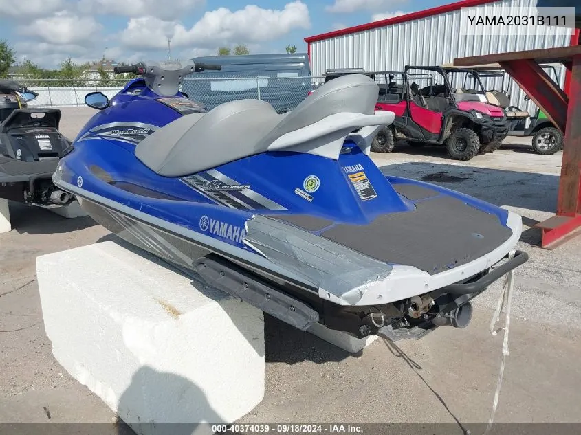 YAMA2031B111 2011 Yamaha Other