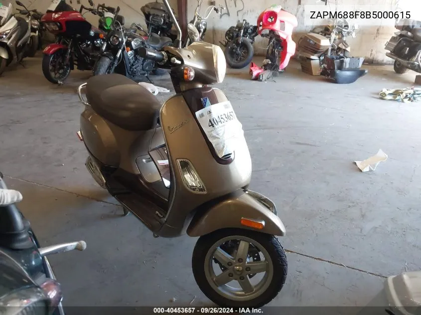 ZAPM688F8B5000615 2011 Vespa Lx 150Ie