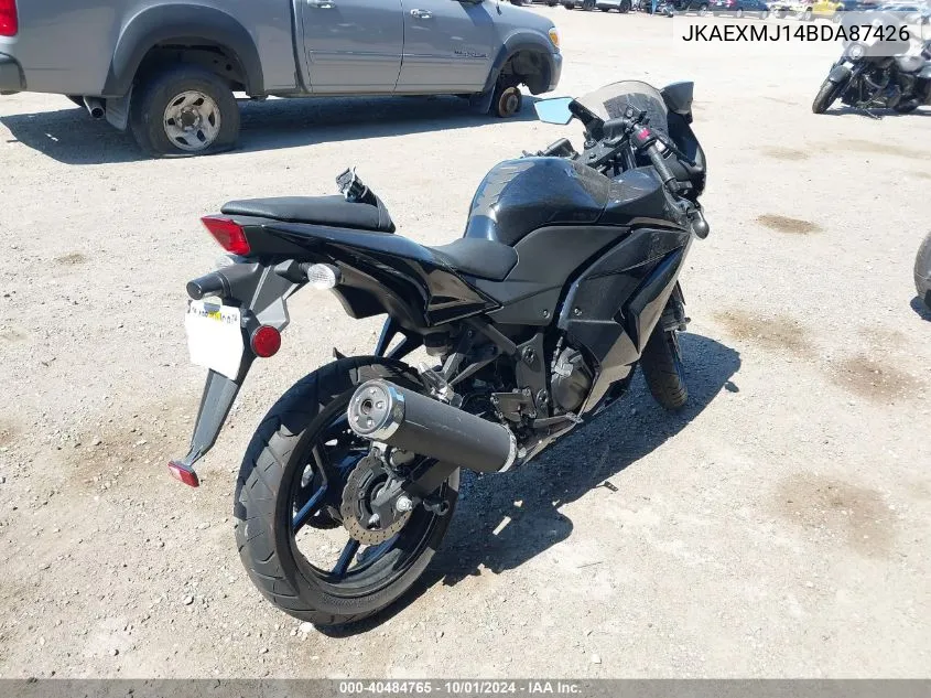 2011 Kawasaki Ex250 J VIN: JKAEXMJ14BDA87426 Lot: 40484765