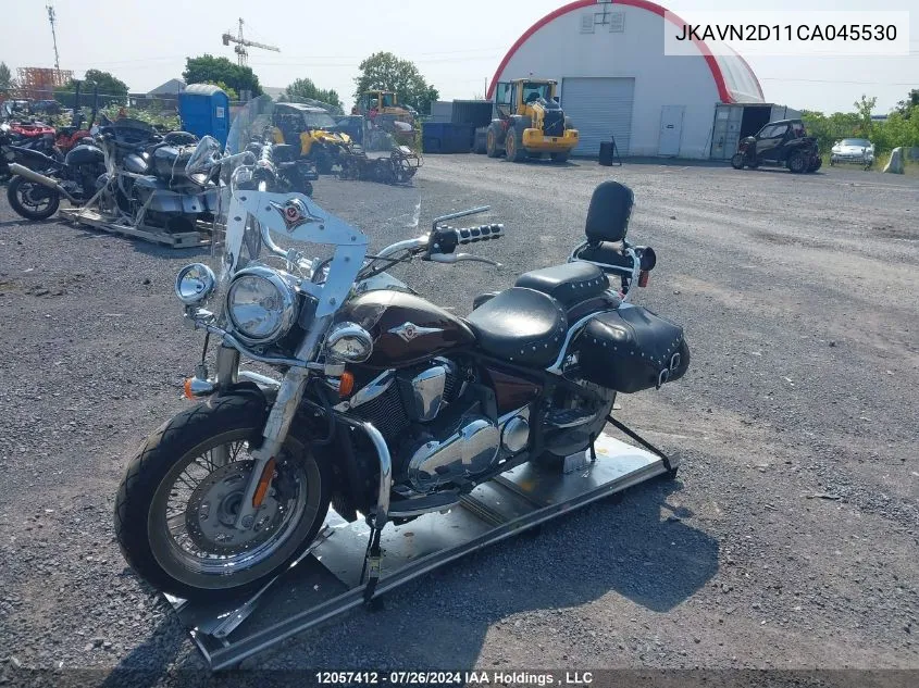 2012 Kawasaki Vn900 D VIN: JKAVN2D11CA045530 Lot: 12057412