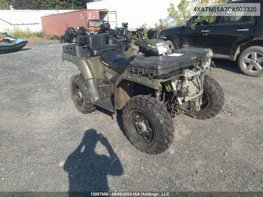 2012 Polaris Sportsman 550 Efi-X2 VIN: 4XATN55A7CA503320 Lot: 12087656