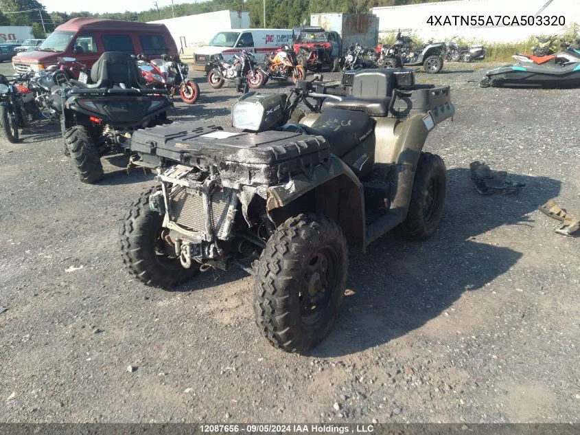 2012 Polaris Sportsman 550 Efi-X2 VIN: 4XATN55A7CA503320 Lot: 12087656