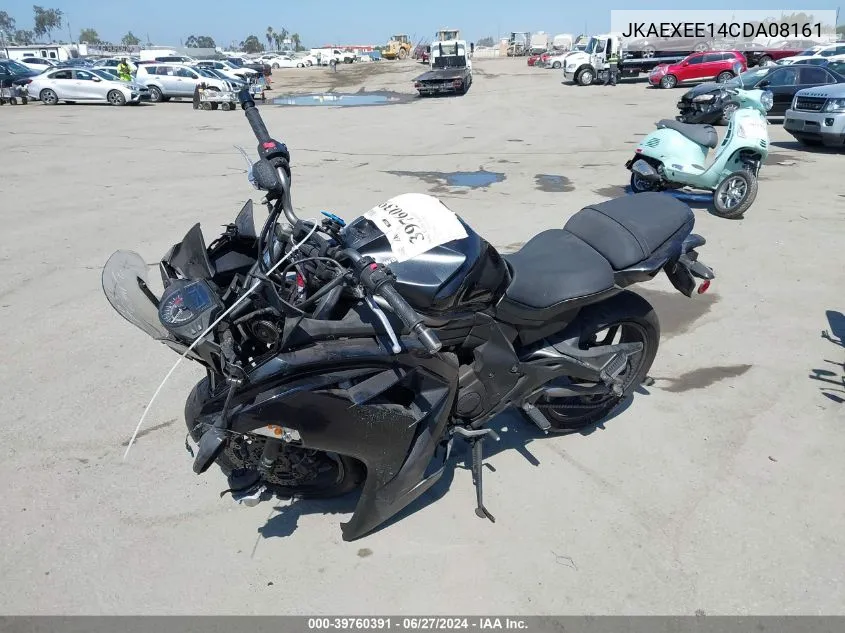 2012 Kawasaki Ex650 Ec VIN: JKAEXEE14CDA08161 Lot: 39760391