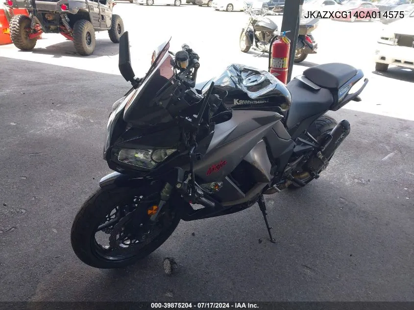 2012 Kawasaki Zx1000 G VIN: JKAZXCG14CA014575 Lot: 39875204