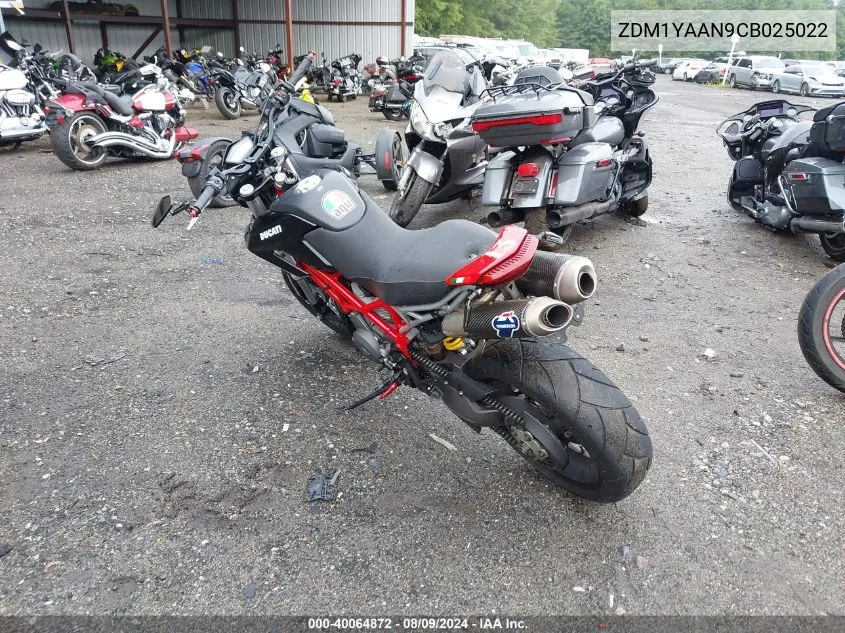 ZDM1YAAN9CB025022 2012 Ducati Hypermotard 796