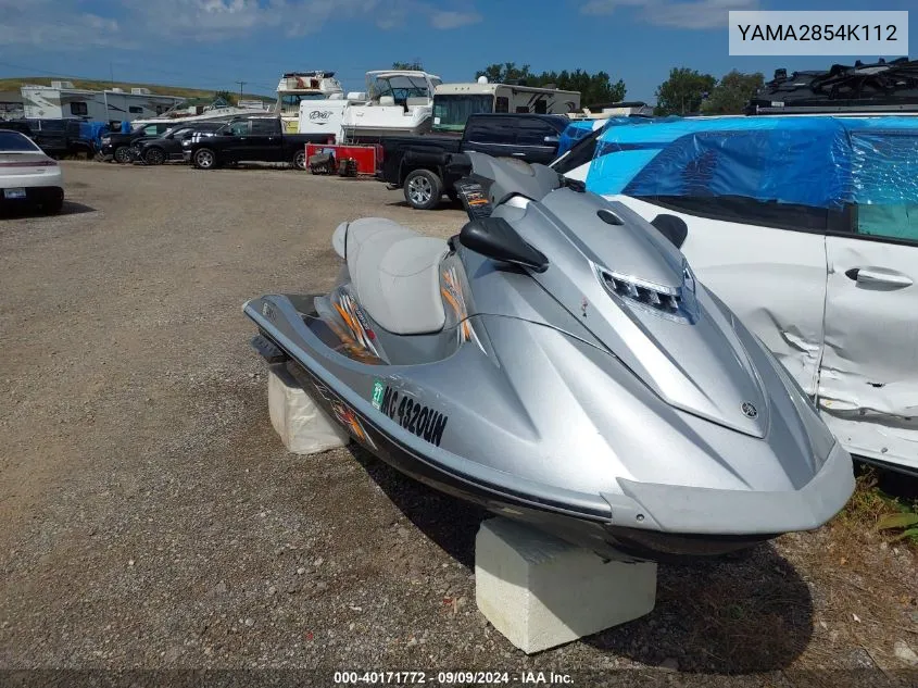 2012 Yamaha Other VIN: YAMA2854K112 Lot: 40171772