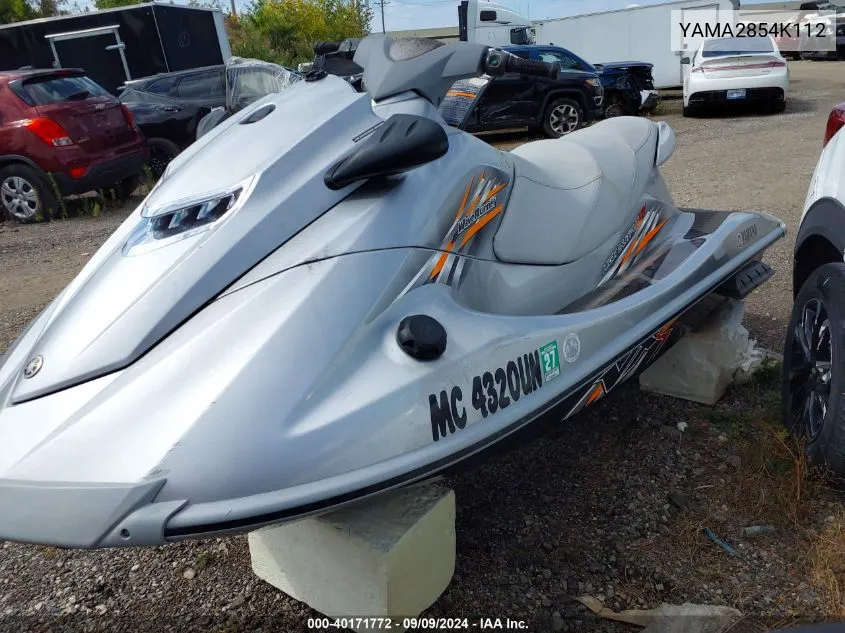 2012 Yamaha Other VIN: YAMA2854K112 Lot: 40171772