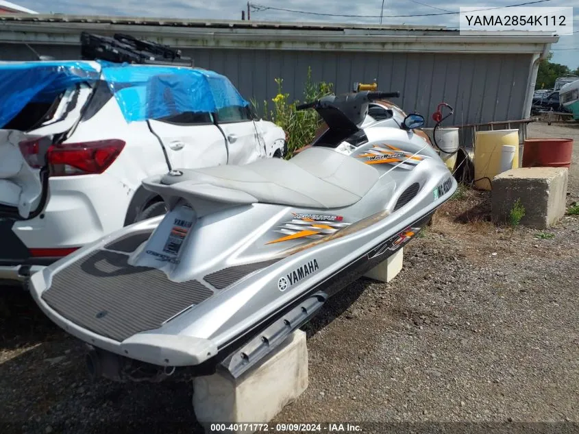 2012 Yamaha Other VIN: YAMA2854K112 Lot: 40171772