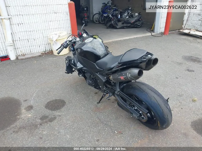 2012 Yamaha Yzfr1 C VIN: JYARN23Y9CA002622 Lot: 40225513